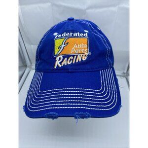 Federated Auto Parts Racing Blue Baseball Hat Cap Adjustable Strap-back Adult